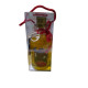 Caixa 1 garrafa licor mijo de boi 20cl  1 porta-chaves